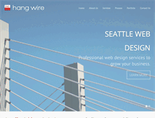 Tablet Screenshot of hang-wire.com